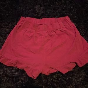 SHEIN size small shorts red/maroon